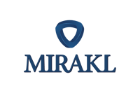 Mirakl - Vertical Blue Font